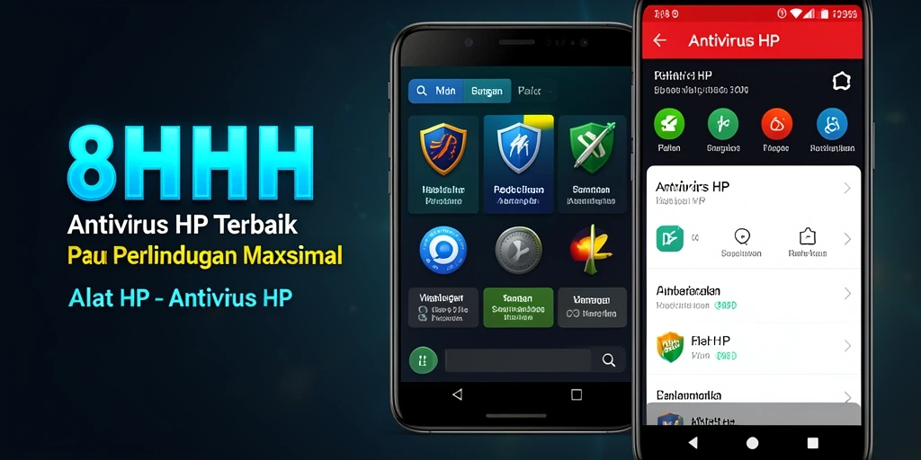 Antarmuka 8HHH yang sederhana dan fungsional untuk Antivirus HP.
