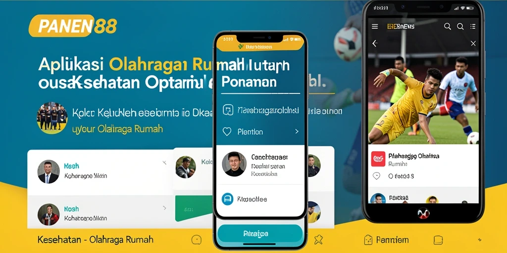 Tampilan antarmuka sederhana dan fungsional PANEN88 untuk olahraga di rumah.