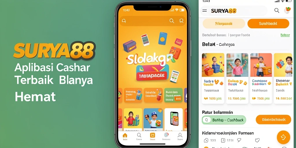 Antarmuka SURYA88 yang menarik dan mudah digunakan untuk transaksi Cashback.