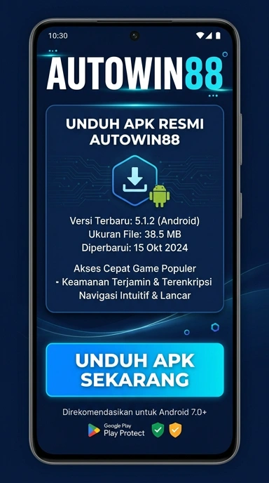 Tampilan halaman APK autowin88